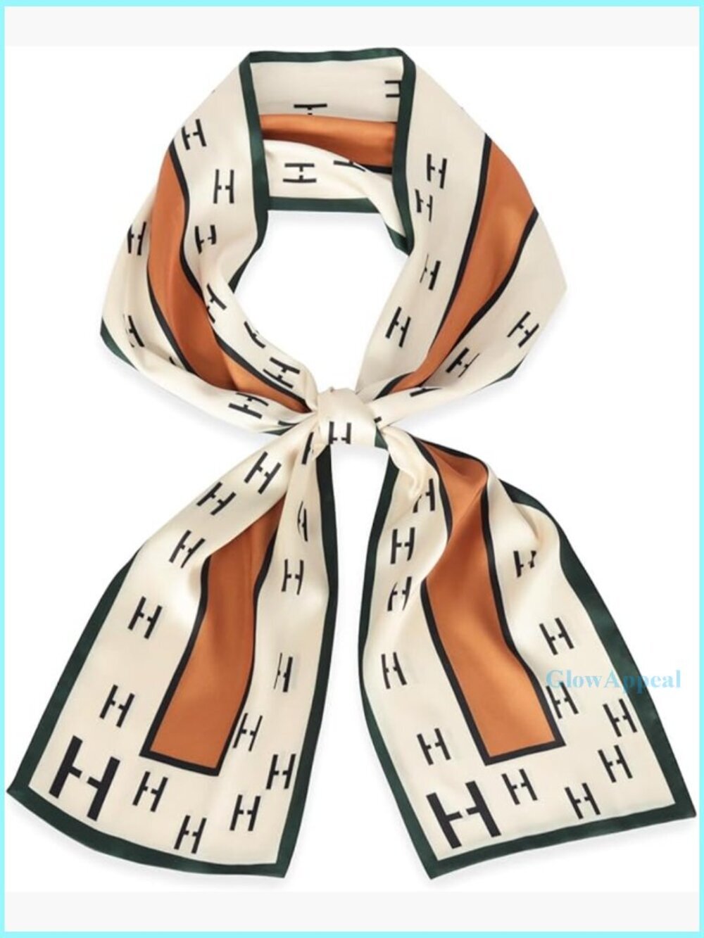 Silk Feel Polyester Scarf 7x59 Inches Multi-Use Head Wrap Hair Band